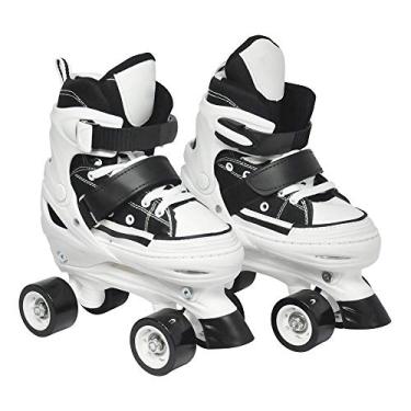 Imagem de Patins Ajustável Preto - Tamanho 33 a 36 - DM Toys