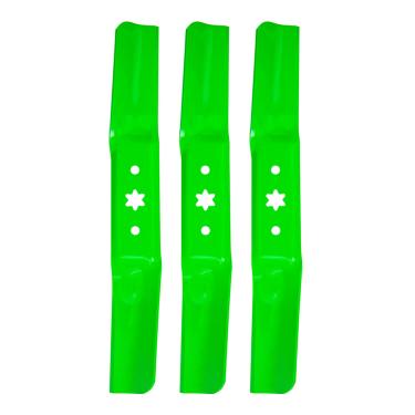 Imagem de JYLEYJ (Pacote com 3) Lâmina de cortador de grama de substituição 742-05056A 742-05056A 942-05056A compatível com MTD Cub Cadet RZT-L54 XT1 XT2 Troy-Bilt Trator de grama Deck de 137 cm