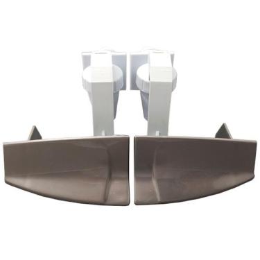 Imagem de Esmaltec Original Kit Torneiras Top Lado Direito e Esquerdo