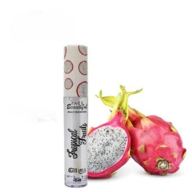 Imagem de Gloss labial tropical fruits face beautiful, Pitaya