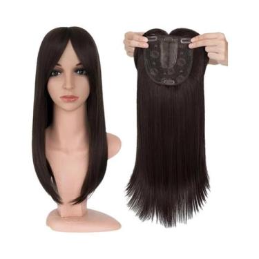 Imagem de Toppers de Cabelo Sintético Longo e Liso - 14'' e 18'' com Franja - Ap