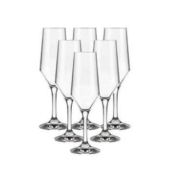 Imagem de Jogo 6 Taças Buffet Champanhe 186 ml J708 Nadir Figueiredo