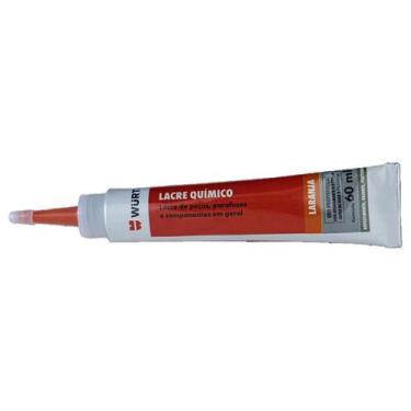 Imagem de Tinta Lacre Químico Marcador Caneta 60ml - wurth, LARANJA