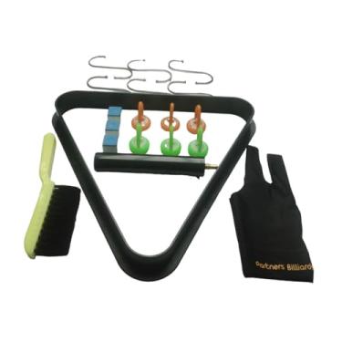 Imagem de Vaveren Suporte para taco de sinuca e acessórios de bilhar, capa protetora profissional resistente para tacos de sinuca e ferramenta de manutenção, protetor