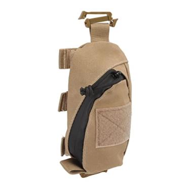 Imagem de Zerodis Bolsa de Alça de Ombro de Mochila Ao Ar Livre, Design de Dupla Camada para Armazenamento Essencial, Nylon de Lona Durável (Cáqui)