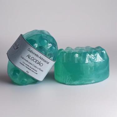 Imagem de Sabonete Artesanal, Hidratante de Algodão, 80g - Afaty Ateliê
