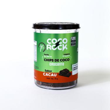 Imagem de Chips de Coco Crocante Coco Rock Sabor Cacau 75g