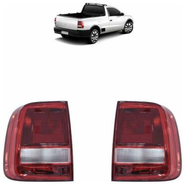 Imagem de Lanterna Traseira Saveiro G7 2016 A 2018 Bicolor - Automotive Imports,