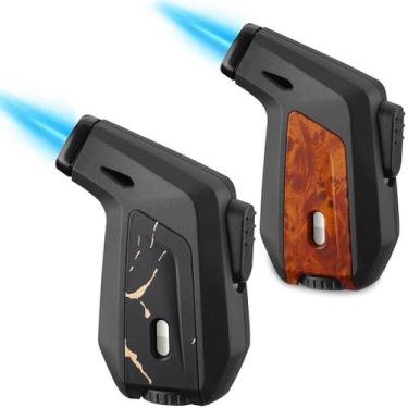 Imagem de Isqueiro Zoocura Single Jet Flame recarregável, pacote com 2