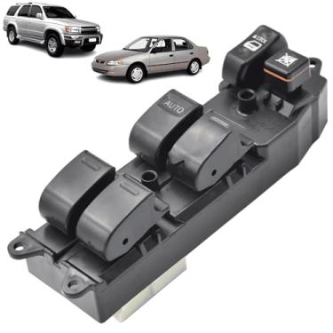 Imagem de Botão Comando Vidro Porta Dianteira Esquerda Motorista Corolla Hilux 1998 1999 2000 2001 2002