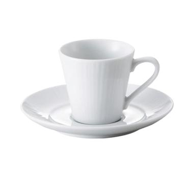 Imagem de Jogo de xícaras de café em porcelana da marca japonesa Noritake. Composto por 6 xícaras e 6 pires.