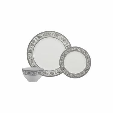 Imagem de Serviço de 18 Peças com Bowl em Porcelana, Decoração Kate, Porcelana Schmidt