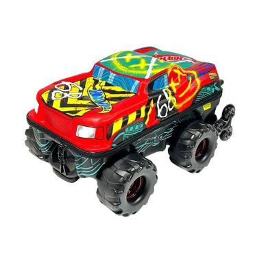 Imagem de Mala De Viagem Infantil Com Rodinha Hot Wheels Monster Truck