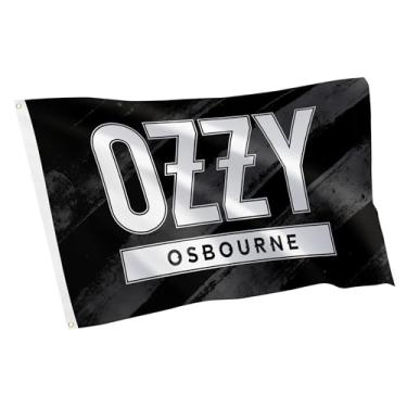 Imagem de Desert Cactus Bandeira Ozzy Osbourne 100% poliéster para ambientes internos e externos 0,9 x 1,5 m (bandeira E)