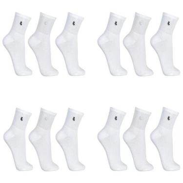 Imagem de Kit Com 12 Pares de Meias Lupo Adulto Am Walk Cano Medio Original, Bra