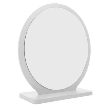 Imagem de TLTDSMY Espelho de maquiagem de mesa espelho de maquiagem espelho redondo ornamento espelho para mesa espelho giratório círculo mesa de jantar requintado espelho cosmético menina cosméticos espelho
