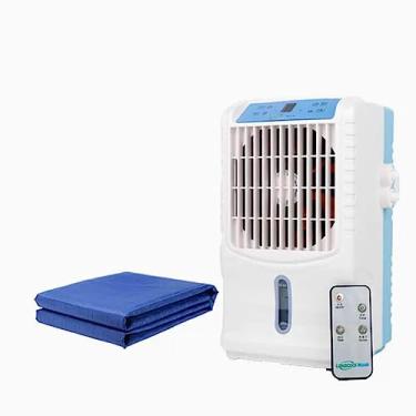 Imagem de Tapete de dormir, colchão de ar condicionado de resfriamento com controle remoto, almofada de gelo de 3 a 8 °C para casa, escritório e albergue, fresco, individual