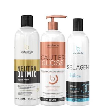 Imagem de Borabella NeutraQuimic + Cauter 2x500ml + Selagem 3D 350ml