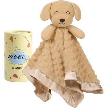 Imagem de Manta para Bebé MOVEPAI Cachorro de Peluche Suave de 41 cm Manta de Se