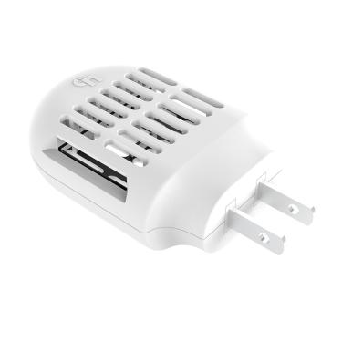 Imagem de Simashts Repelente de mosquitos, repelente eletrônico de mosquitos, plugue para uso interno, sem velas ou chamas, sem DEET, para casa, quarto, escritório, cozinha (branco)