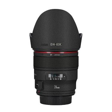 Imagem de EF 24 1.4 L II Protetor de Lente de Câmera Revestimento Película Protetora Vinil Película Adesivo Premium para Canon EF 24 mm F1.4 L II (Couro Preto)