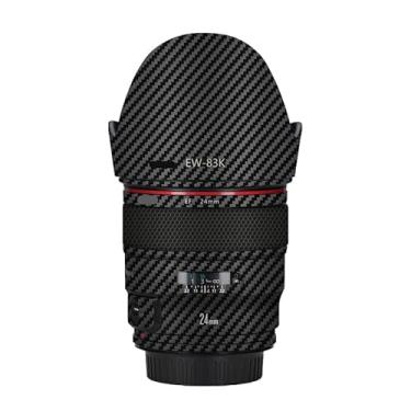 Imagem de EF 24 1.4 L II Protetor de Lente de Câmera Revestimento Película Protetora Vinil Película Adesivo Premium para Canon EF 24 mm F1.4 L II (Fibra de Carbono Preto)