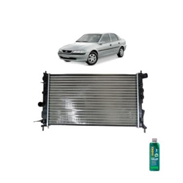 Imagem de Kit Radiador GM Vectra GLS 2.2 2.0 1997 + Aditivo Radiador Radiex Verde 1L