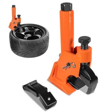 Imagem de Manual do disjuntor de contas de pneu à prova de arranhões, com almofada de borracha espessa, ferramenta de troca de pneu de 96-106 cm para tratores, caminhões, trailers, UTV, carrinho de golfe e mais