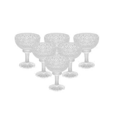 Imagem de Conjunto 6 Taças Sobremesa Wolff Lys 260ml Cristal Elegante Refinado Transparente