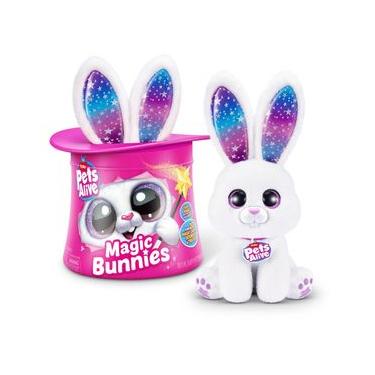 Imagem de Pelúcia Interativa Pets Alive, Candide, Magic Bunnies Branco