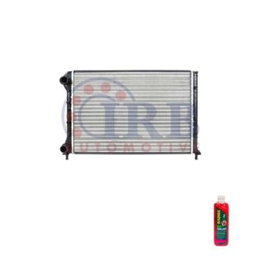 Imagem de Kit Radiador Doblô 1.6 16V 2001 em Diante C/S Ar + Aditivo Radiador Radiex R1952 Rosa