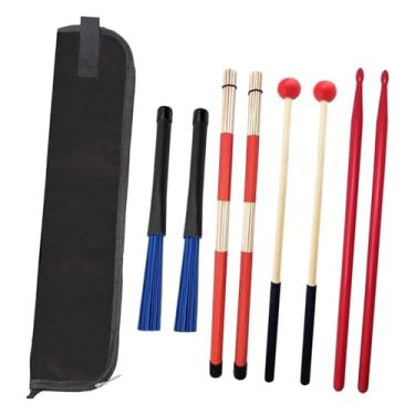 Imagem de Colaxi Porta-baquetas com alça, organizador reutilizável e para apresentações de palco, baterista de música acústica, fusion e folk.