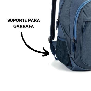 Imagem de Mochila de Costas Adulto Juvenil Unissex Feminina Masculina-Unissex