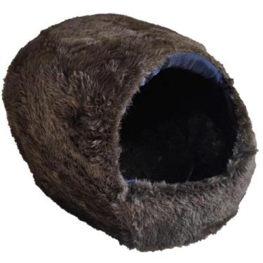 Imagem de Cama Caminha Para Cachorro E Gatos Iglu Nuvem Veludo Pequena - EF Pet,