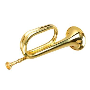 Imagem de menolana Trompete de liga de latão, instrumento fácil de tocar, de marcha, para profissionais, apresentações de palco, adultos.