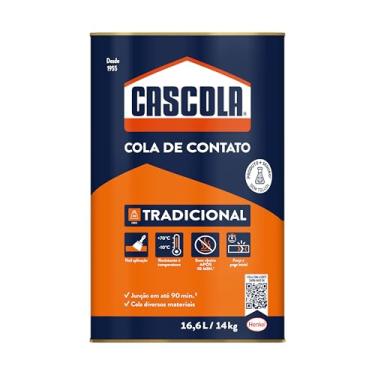 Imagem de Cola Tradicional sem Toluol, Branco, 14 kg, Cascola