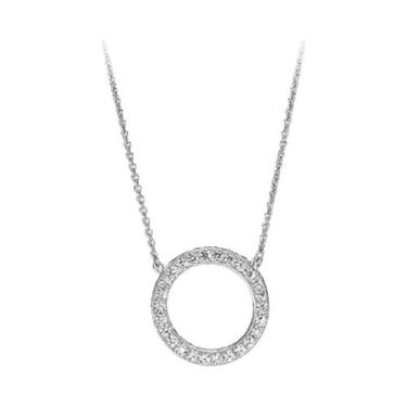 Imagem de Colar Feminino De Prata 925 Com Pingente De Coração E Laço, Joia Exqui