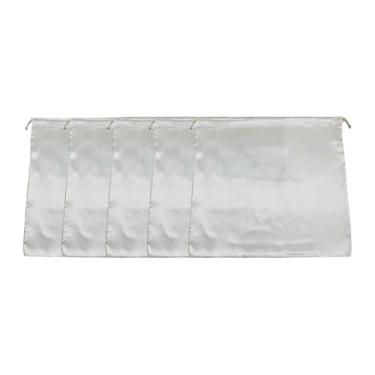 Imagem de Nishiyuenyi Conjunto de 5 Sacos Protetores Contra Poeira, Bolsa para Joias com Cordão, Bolsa de Viagem para Pingentes, Pulseiras, Berloques E Miçangas, 33x28cm