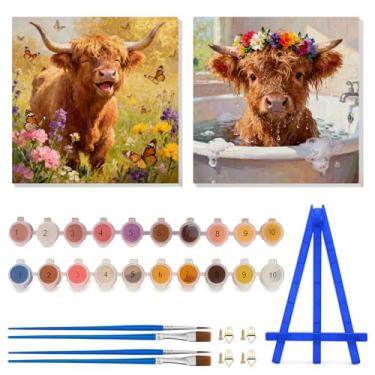 Imagem de Vodolo 2 Pack Cow Paint by Numbers