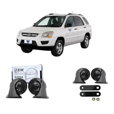 Imagem de BUZINA AUTOMOTIVA CARACOL (PAR) GRAVE/AGUDO PARA SPORTAGE 2006 >2016 - TIGER AUTO