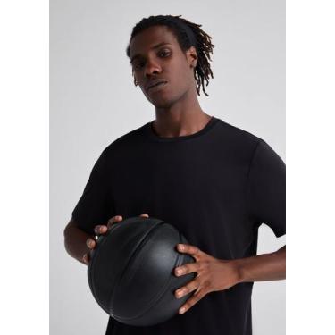 Imagem de Camiseta Esportiva Masculina Texturizada - Hering Sports, G, Preto