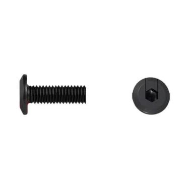 Imagem de Parafusos Allen De Aço Inoxidável Preto M4 M5 M6 Com Cabeça Plana Para