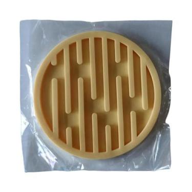 Imagem de Porta-copos De Silicone Listrado Redondo Antiderrapante, Resistente Ao