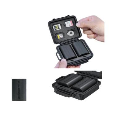 Imagem de Estojo Para Bateria E Cartão De Memória De Câmeras Canon, Sony, Nikon 