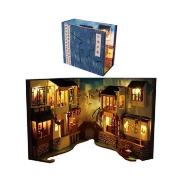 Imagem de Kit De Construção Em Miniatura Retrô Japonês DIY De Madeira Para Adult