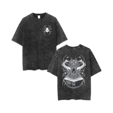 Imagem de Camiseta Masculina Casual Y2K Hunter X Hunter Com Gola Redonda E Manga