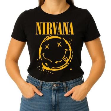Imagem de Camisa Camiseta de Algodão Masculina Feminina Unissex Banda De Rock Ni