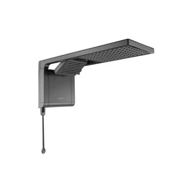 Imagem de Chuveiro Elétrico Acqua Duo Ultra Eletrônico 7800W com Desviador Preto Fosco 220V