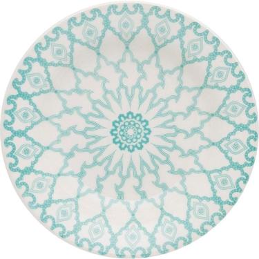 Imagem de Kit 2 Pratos De Sobremesa Donna Mandala Oxford Cerâmica 19cm