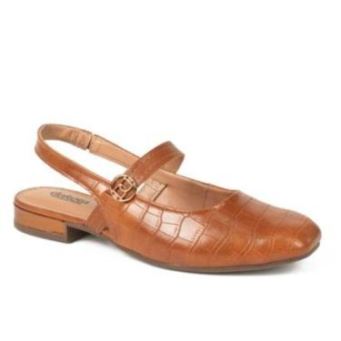 Imagem de Sapatilha Feminina Dakota Slingback Conforto D2342 - Caramelo-Feminino